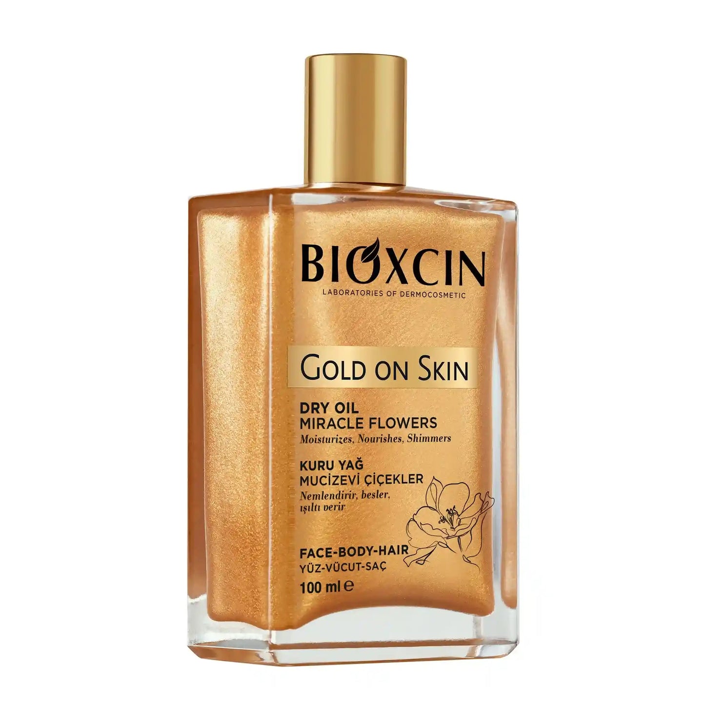 Bioxcin olejek rozświetlający do ciała i włosów 100 ml