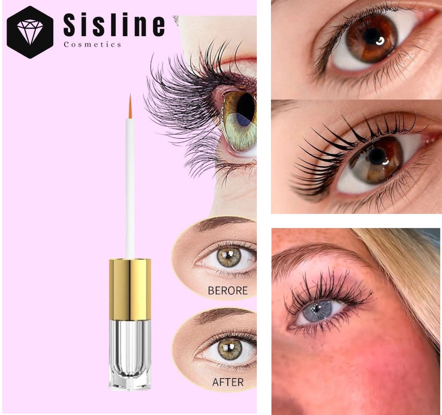 Sisline serum stymulujące wzrost rzęs