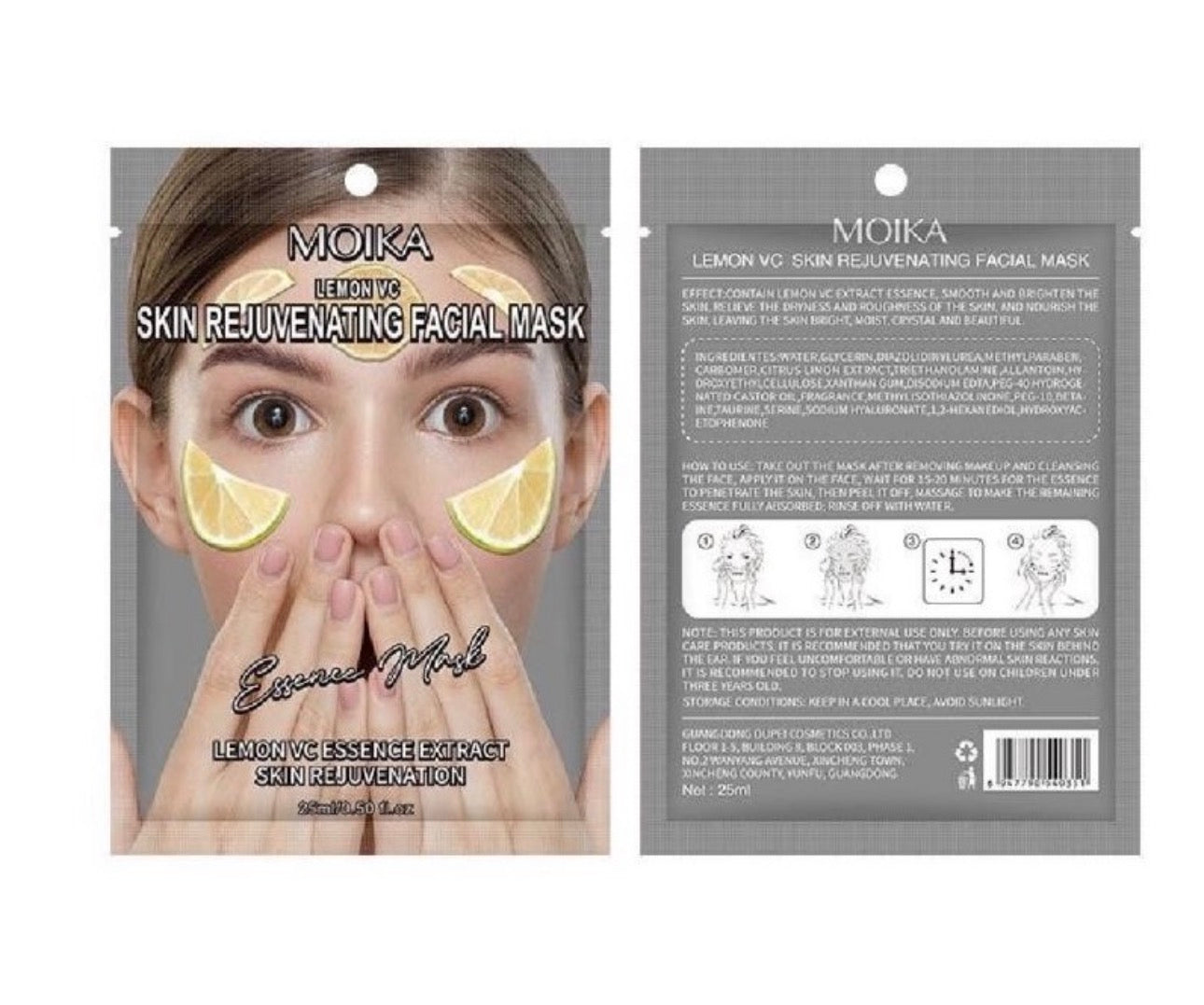 Moika cytrynowa maseczka z Vit C odmładzająca - 10 sztuk