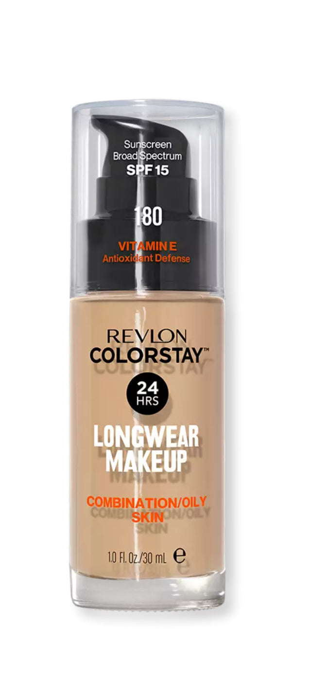 Revlon Colorstay nr 180 SAND BEIGE skóra tłusta/mieszana