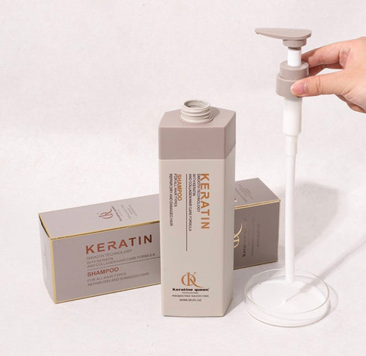 Keratin Queen - kreatynowy szampon do włosów bez SLS 800 ml