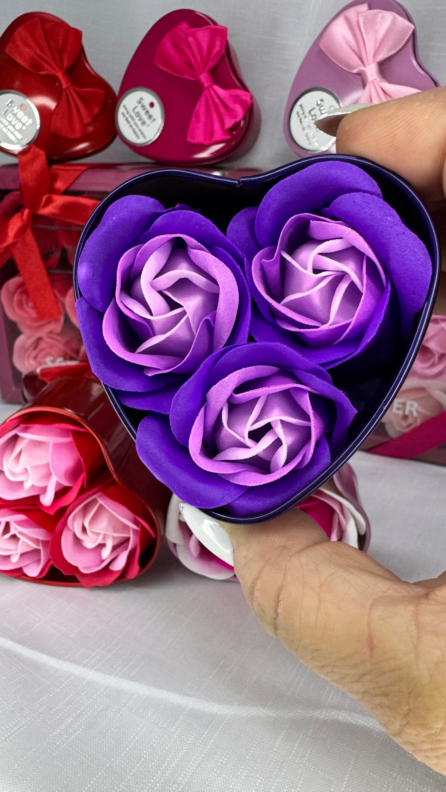 Różyczki z mydełka 3 sztuki