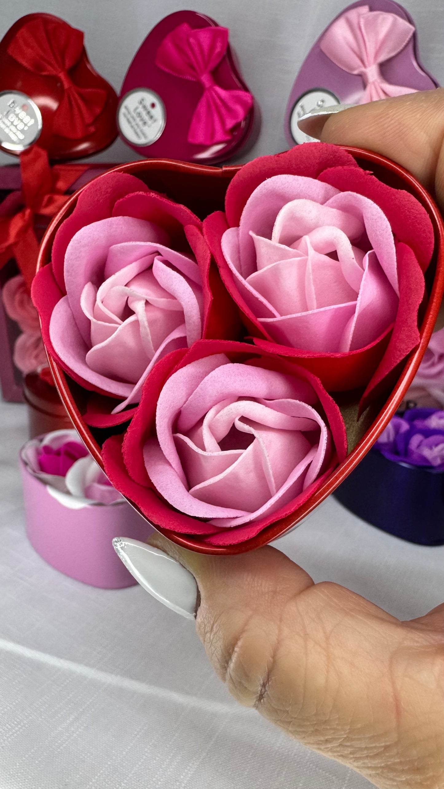 Różyczki z mydełka 3 sztuki