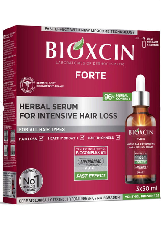 Bioxcin Serum zapobiegające wypadaniu włosów 3x50ml