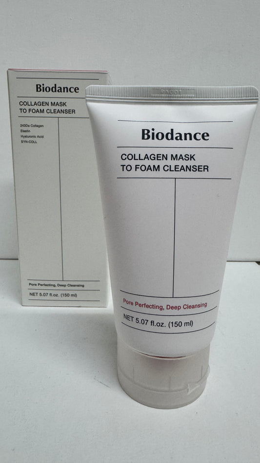 BiOdance Collagen Mask to Foam Cleanser