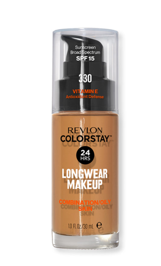 Revlon colorstay nr 330 NATURAL TAN skóra tłusta/mieszana