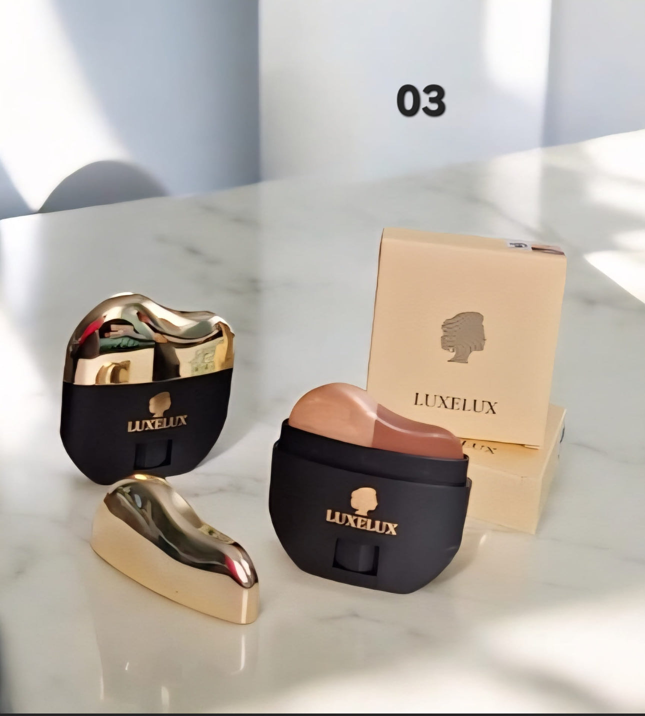 Dwukolorowy zestaw do konturowania