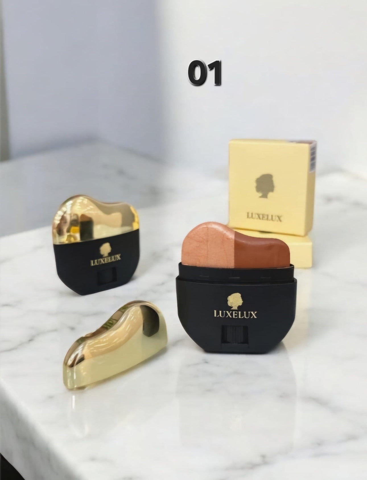 Dwukolorowy zestaw do konturowania