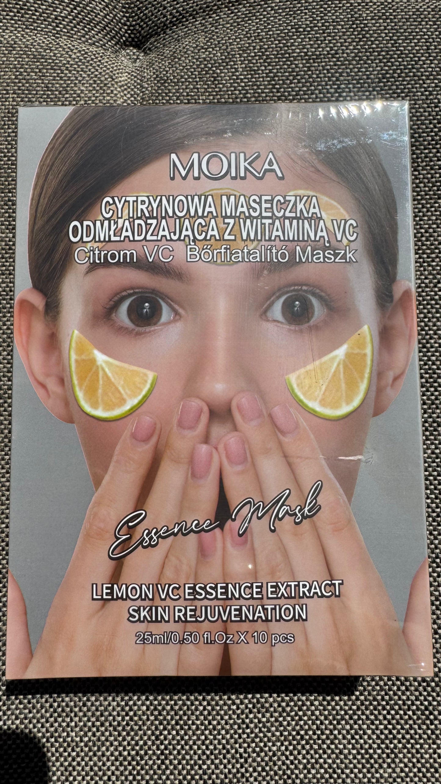 Moika cytrynowa maseczka z Vit C odmładzająca - 10 sztuk