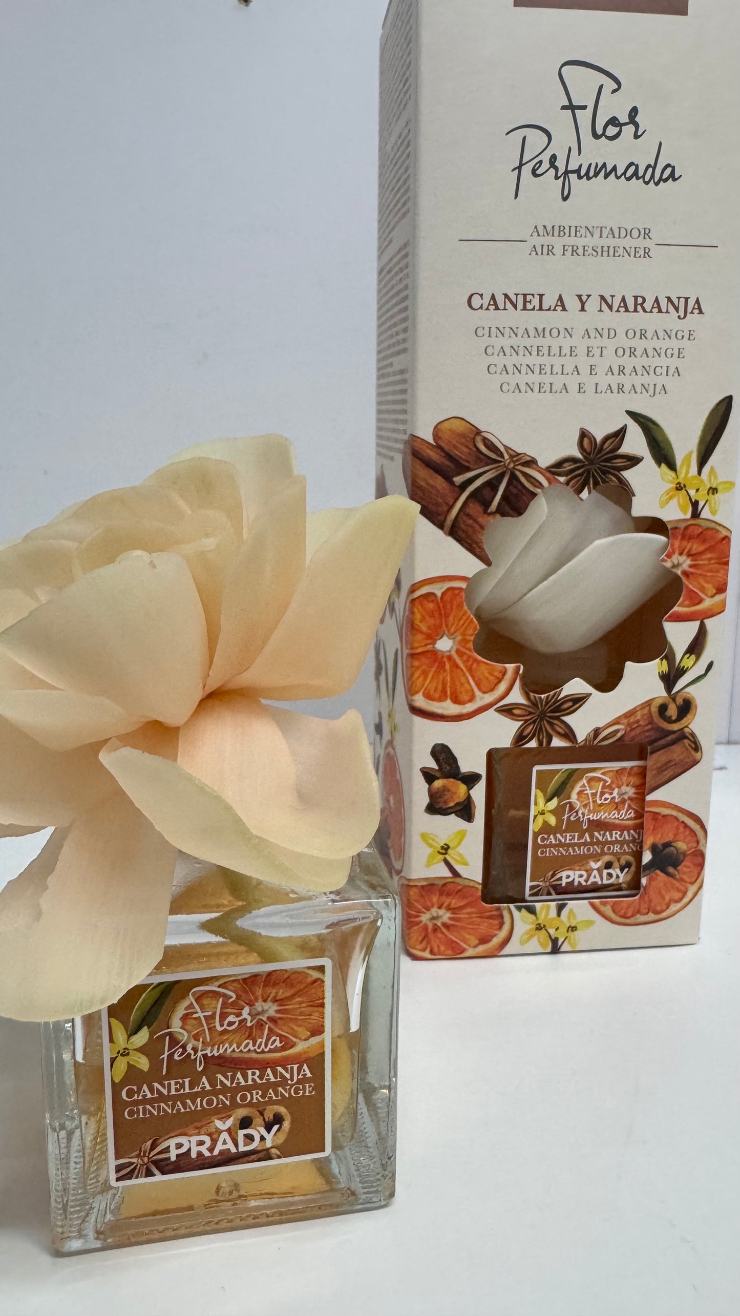PRADY dyfuzor zapachowy Canella y naranja z kwiatem