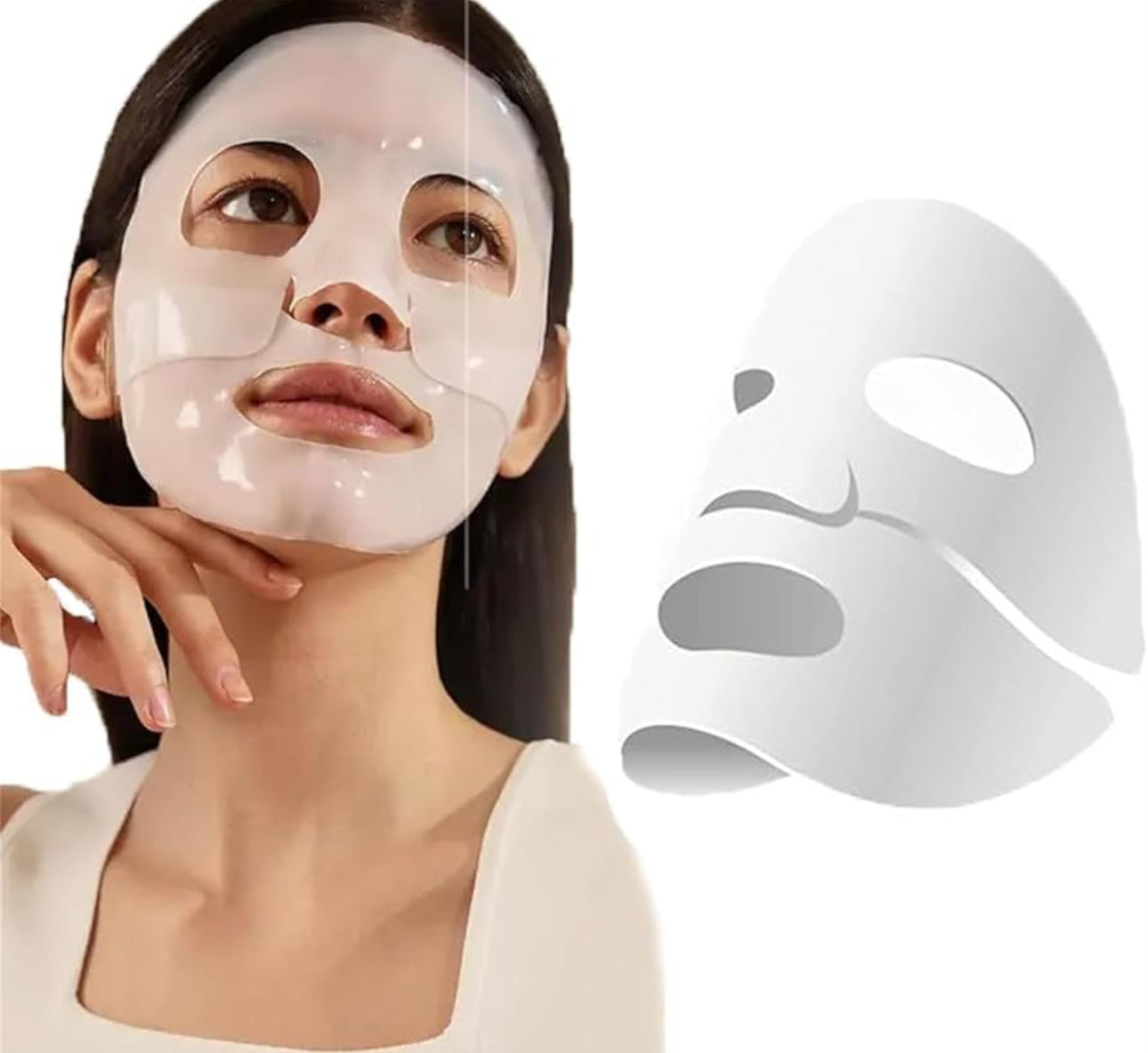 Maska hydrożelowa, nawilża i zwęża pory