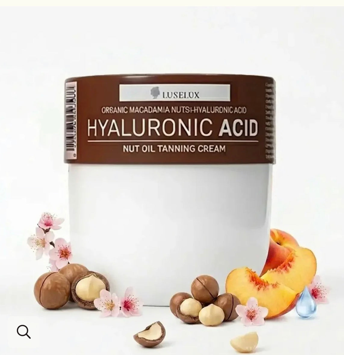 Hyaluronic Acid Nut Oil Tanning Cream Luxelux 280 ml