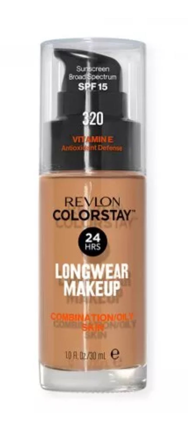 Revlon colorstay nr 320 TRUE BEIGE skóra tłusta/mieszana