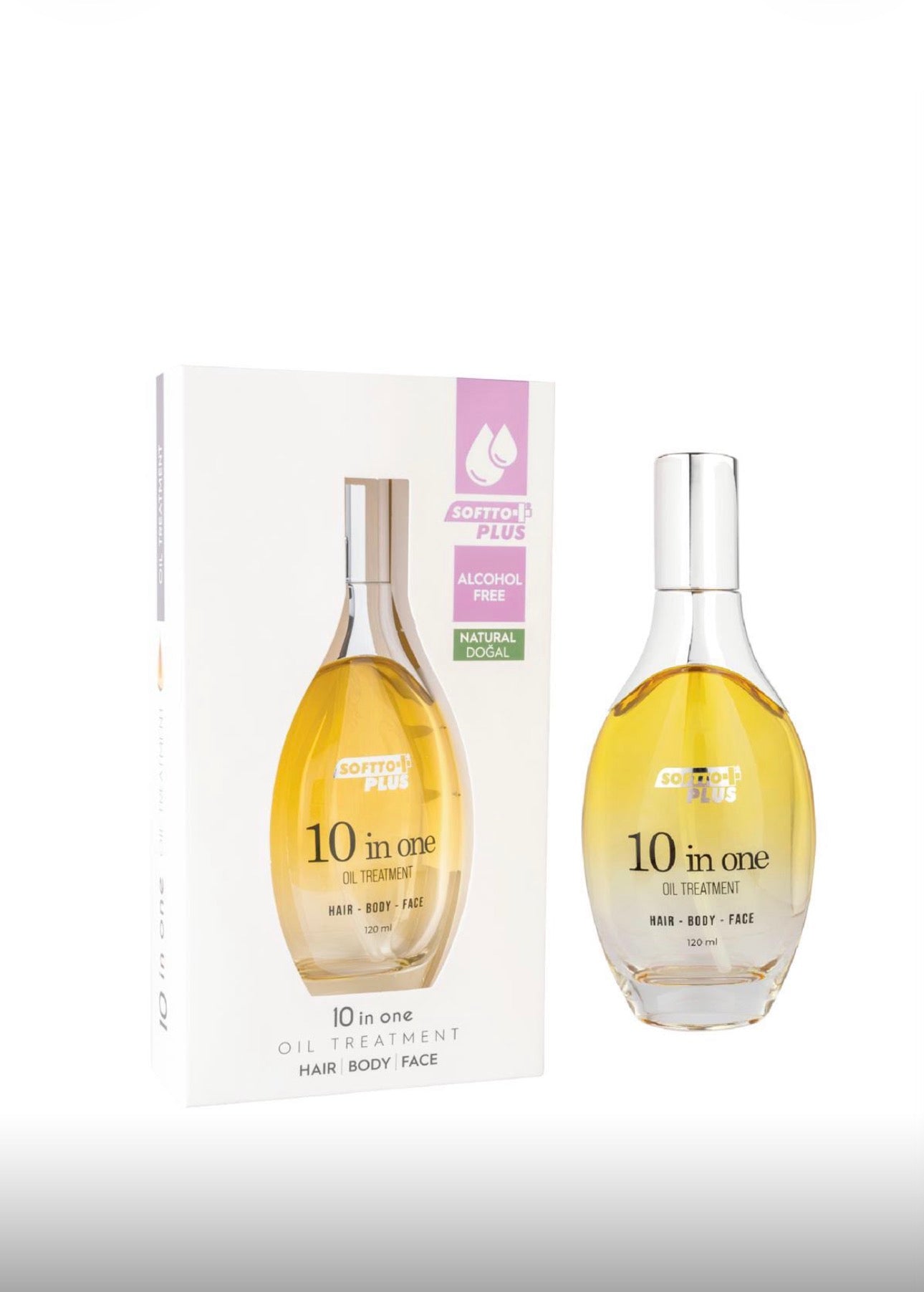 Olejek SOFTTO Plus 10 in 1 do twarzy, ciała i włosów