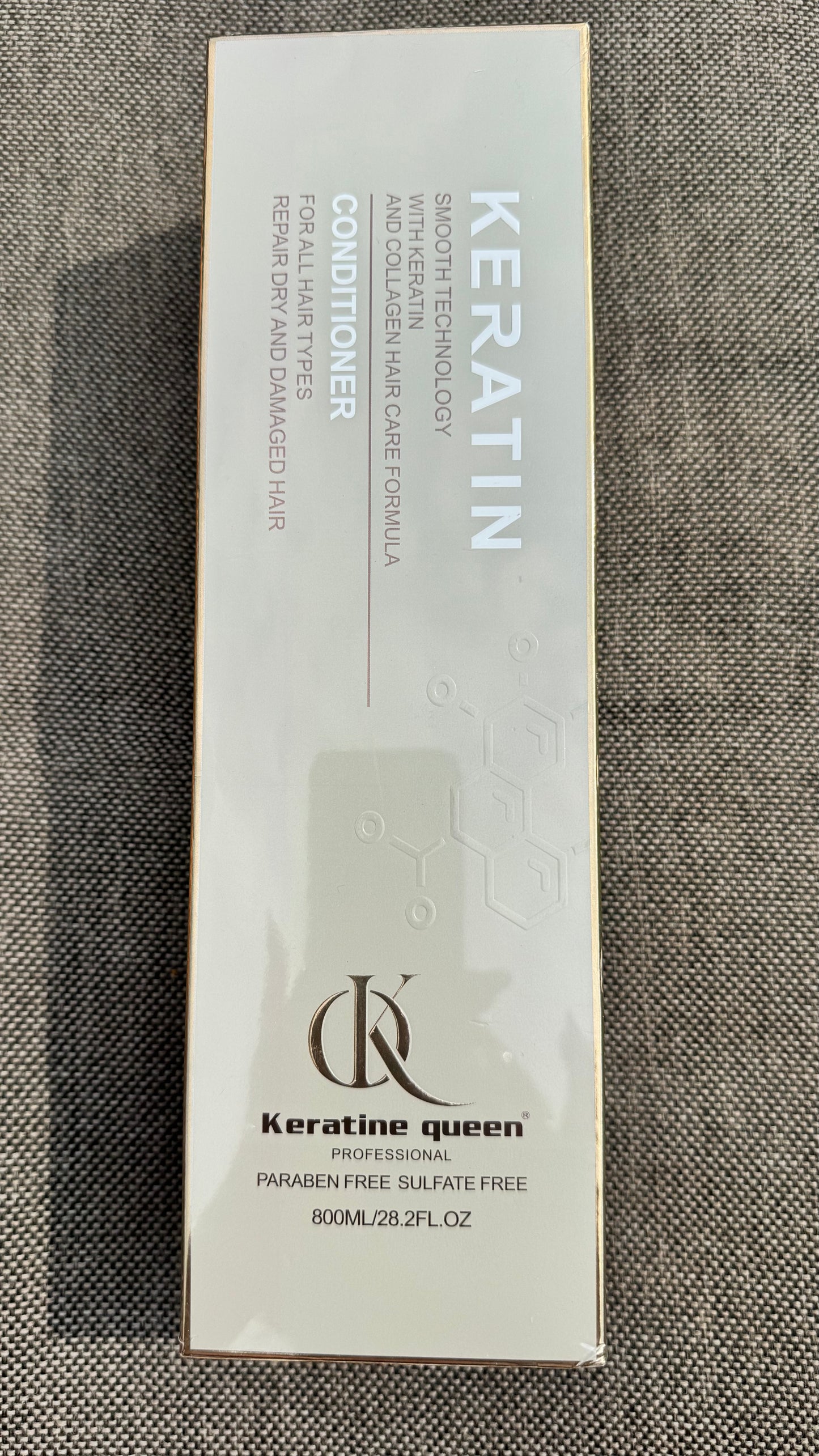 Keratin Queen- keratynowa odżywka do włosów bez SLS 800 ml