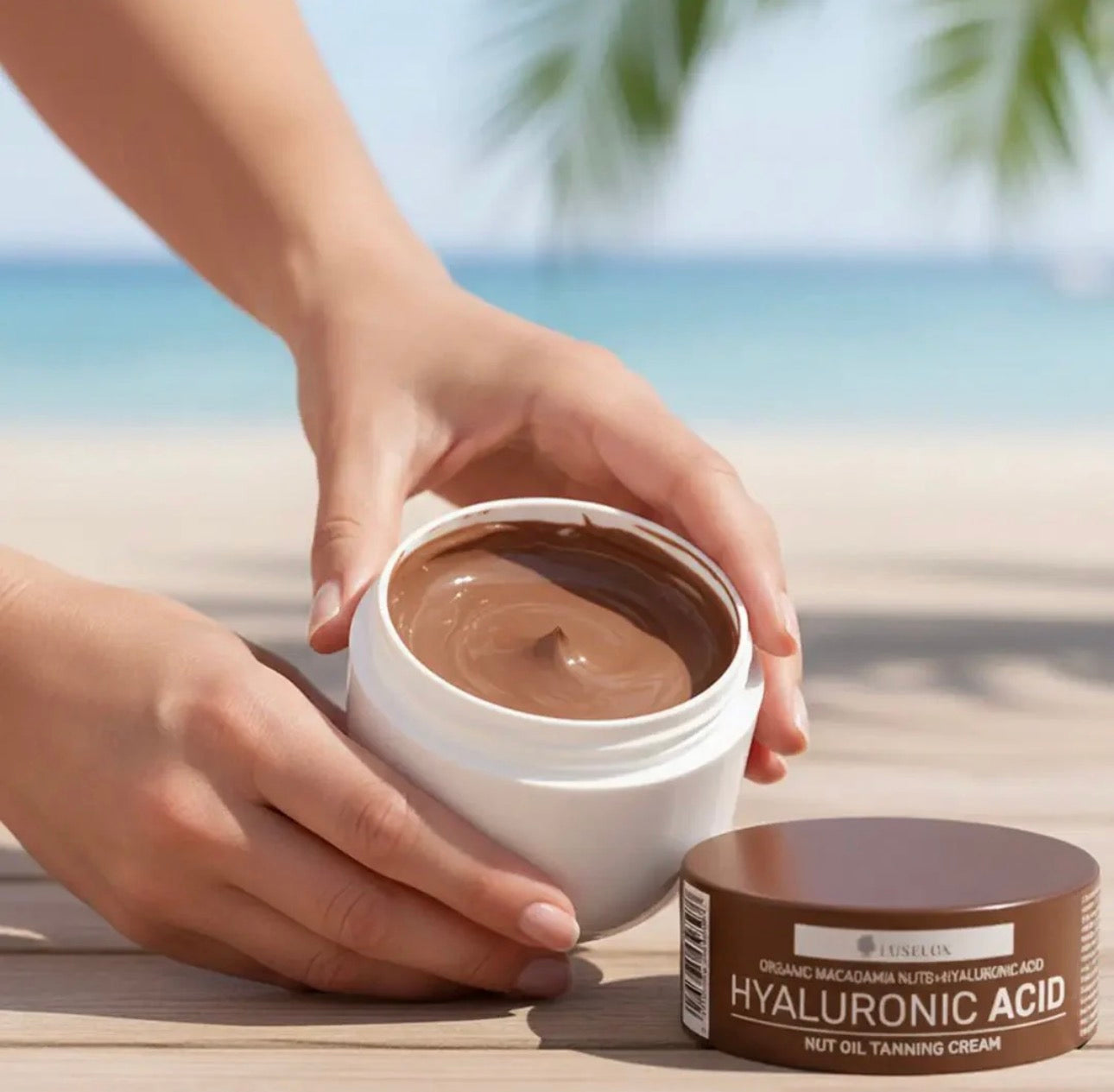 Hyaluronic Acid Nut Oil Tanning Cream Luxelux 280 ml