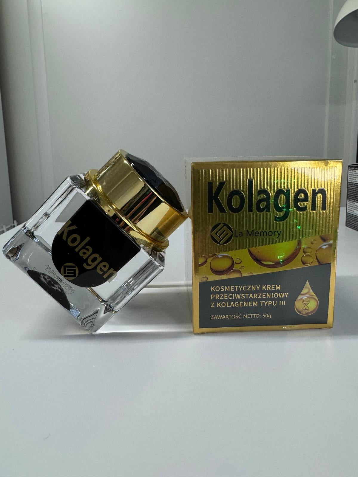 Kolagen La Memory - Luksusowy Krem Przeciwstarzeniowy z Kolagenem Typu III 50g